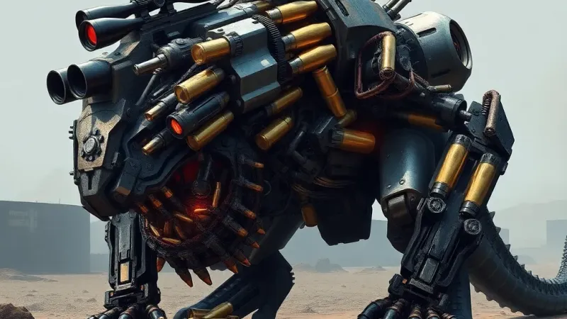 Shooting Range Predator Eats Guns & Steel Targets