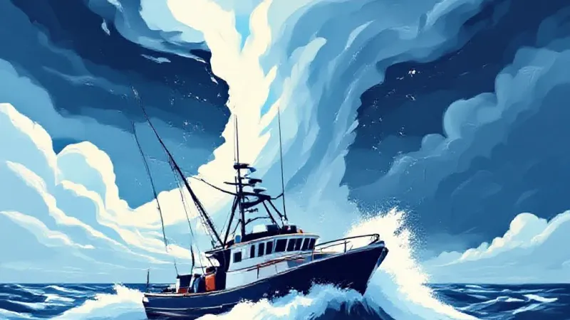 Lake Superior Fishing Trip Meets Trolling Tornado
